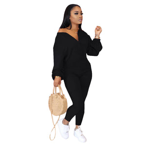 Women's Solid Color Oblique Shoulder Fashion Casual Jumpsuit