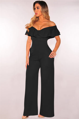 Women's New Standard Code Sexy Falbala Jumpsuits