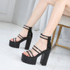 Spring And Summer Hate The Sky High Transparent High Heel Sandals