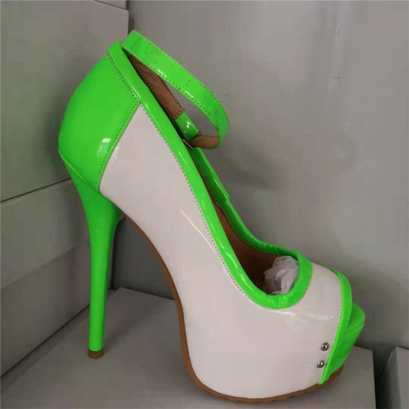 Thick Water Platform Stilettos Summer Women