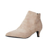 Suede Stiletto Heel Ankle Boots Pointed-toe Ankle Boots