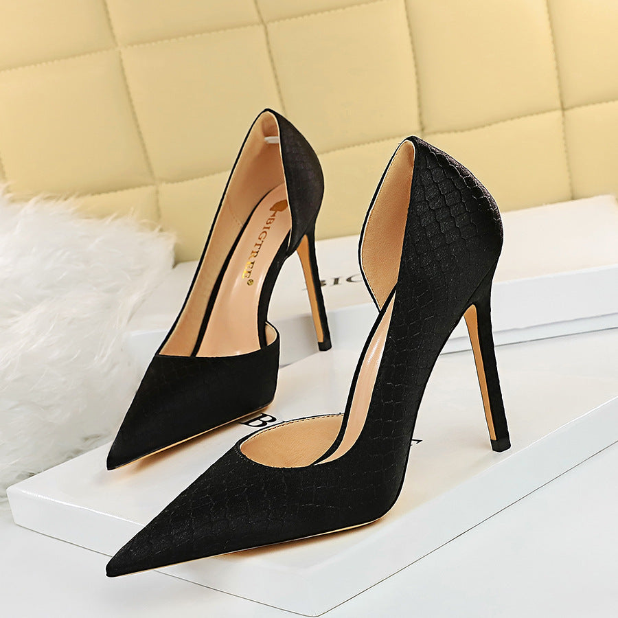 Fashion Sexy Banquet Thin Heel Super Heel Shallow Mouth