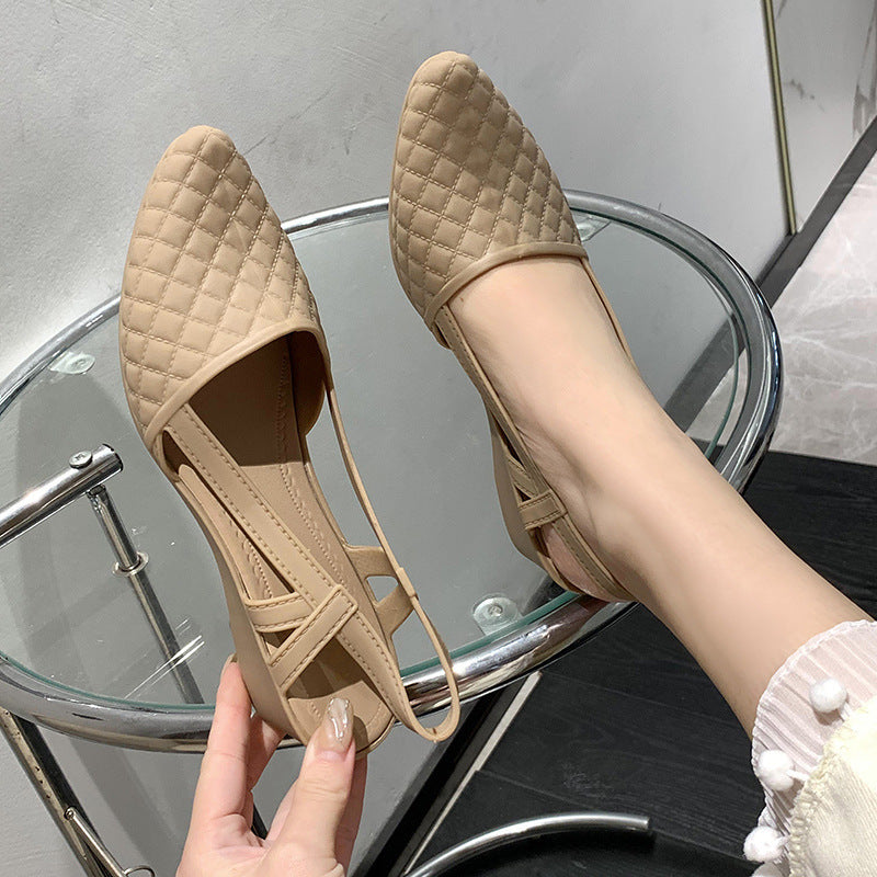 Summer Outdoor Sandals Fashion Casual Solid Color