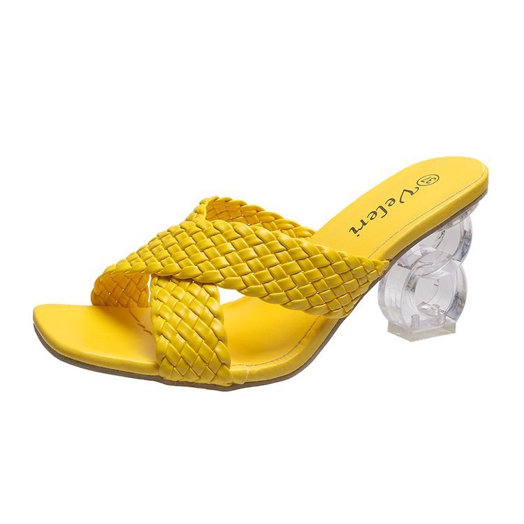 New Women's Shoes Summer Korean Style Square Head Fish